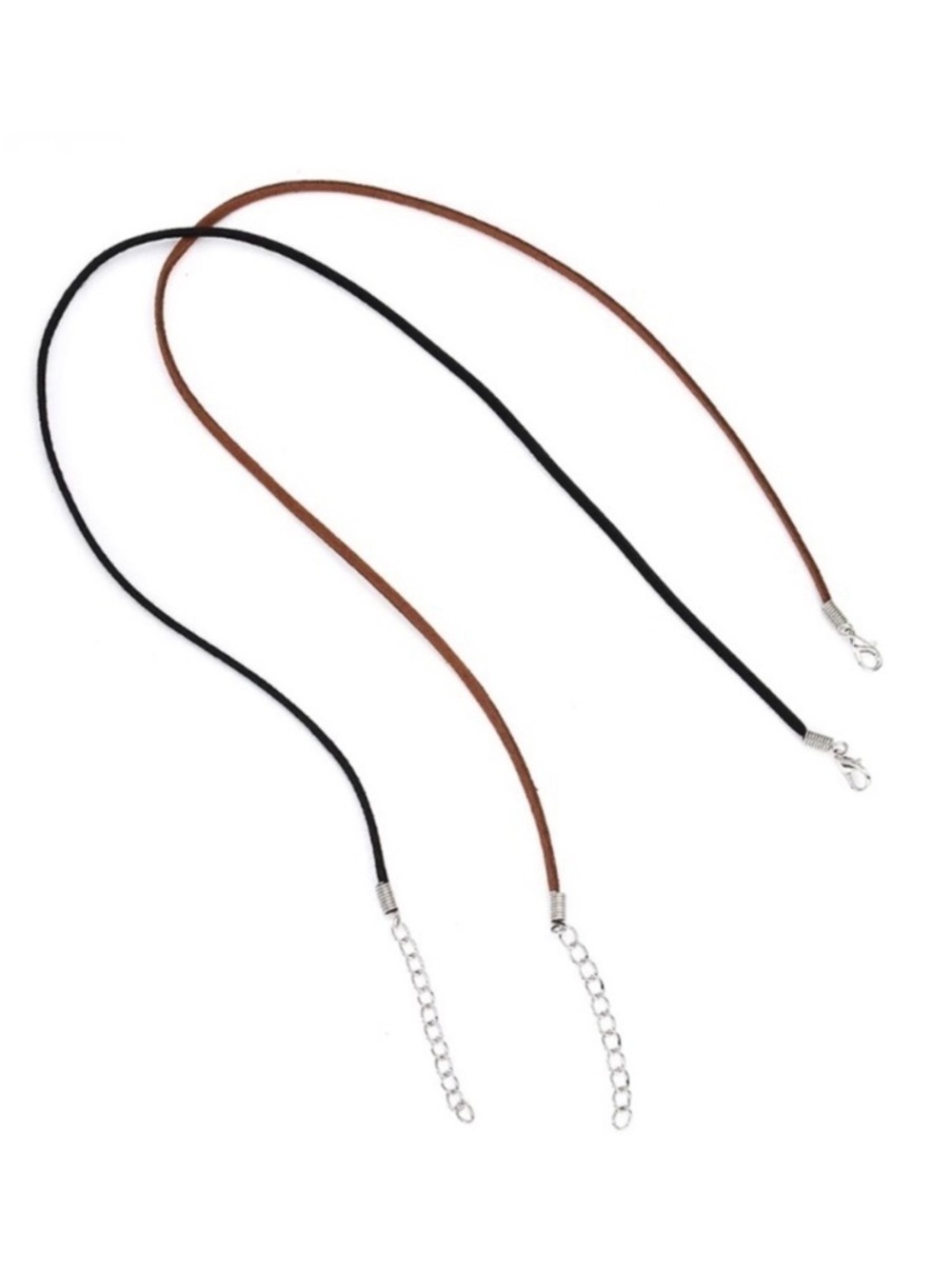 🔴 5 for $10 ONE Brown Suede Leather Cord Necklace Jewelry Making